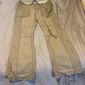 Vintage Abercrombie and Fitch khaki wide leg size medium